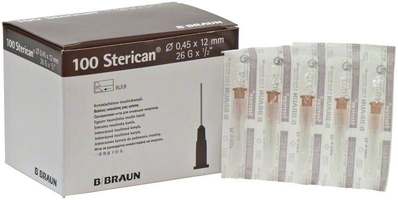 Sterican® Insulin-Kanülen ⌀0,45x12mm