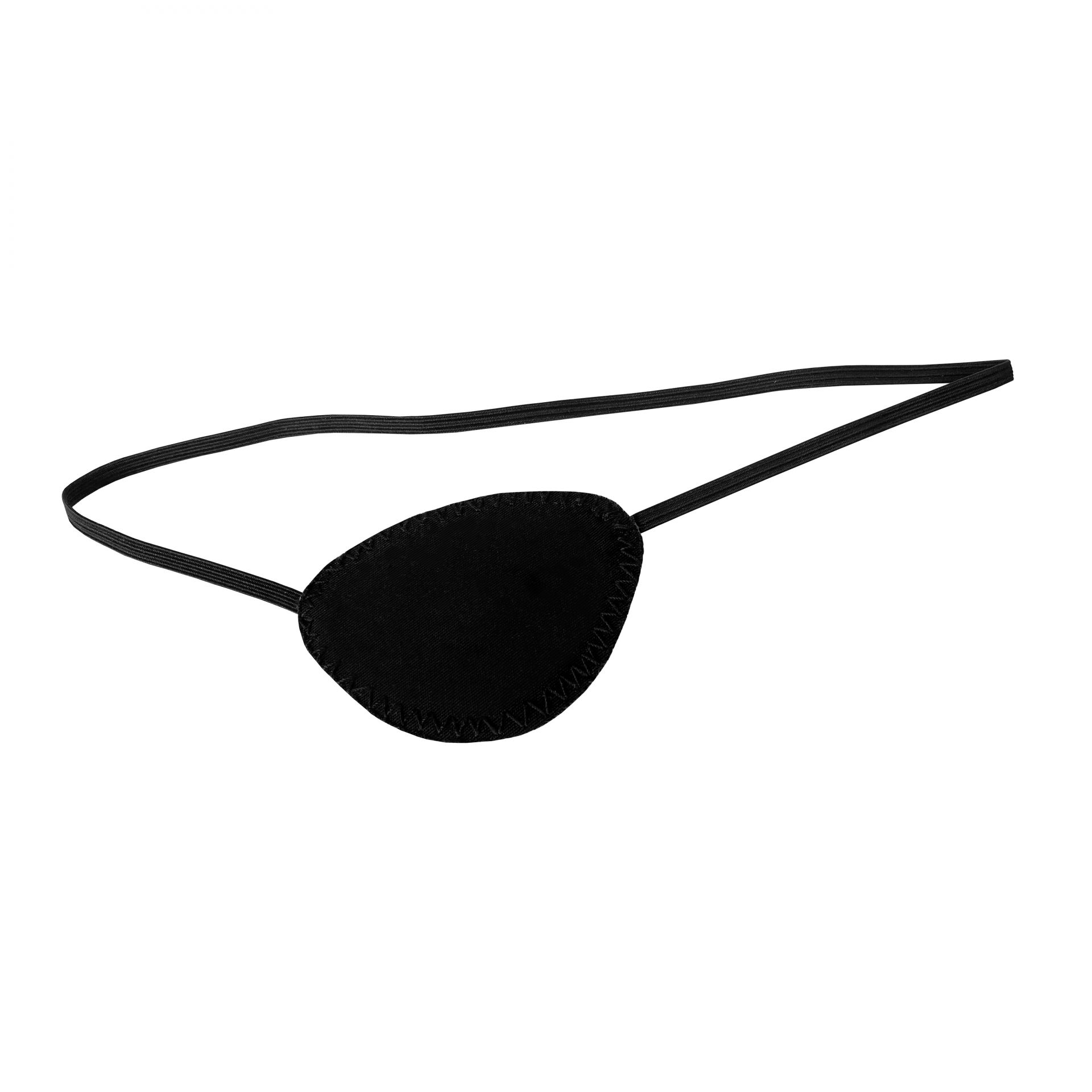 Augenklappe mit Gummiband schwarz, 1 Stk.