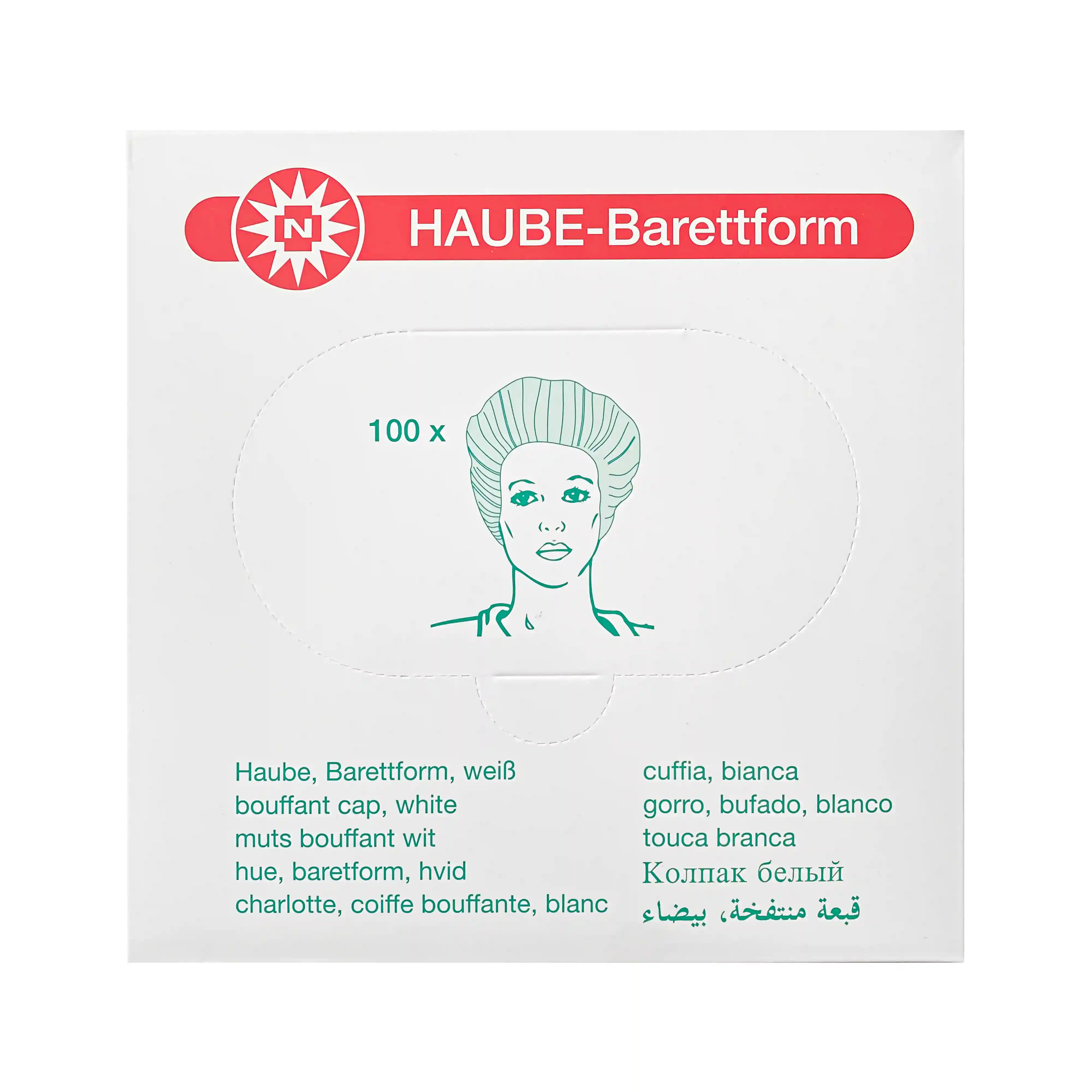 NOBAMED® HAUBE-Barettform (100 Stück)