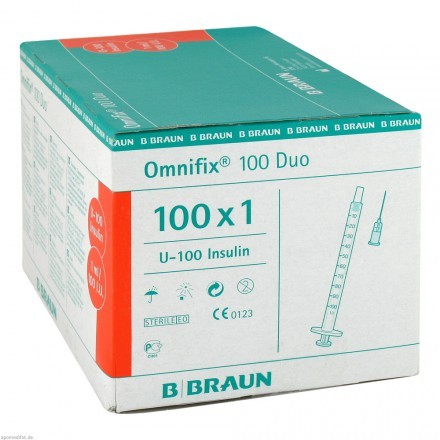 Insulinspritze Omnifix Packung