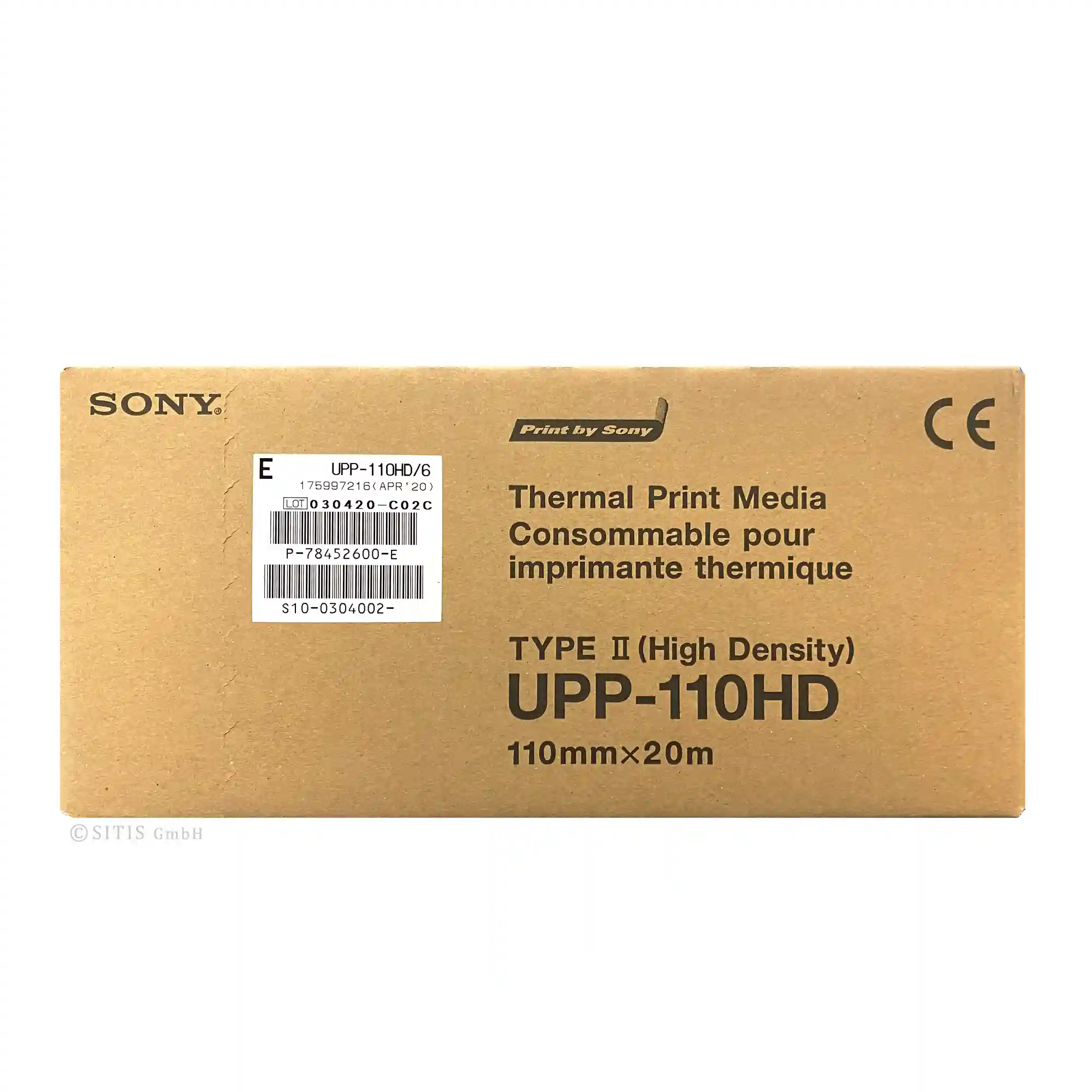 Sony UPP-110HD Druckerpapier 