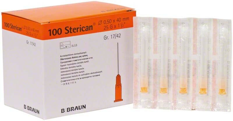Sterican® Dental-Kanülen Gr. 17/42 ⌀0,50 x 40mm