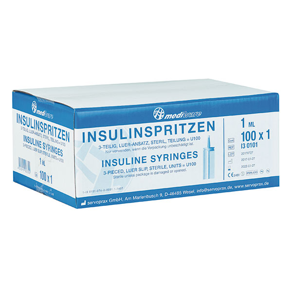 insulinspritze verpackung
